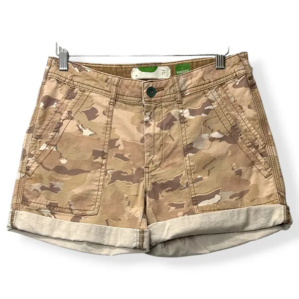 Anthropologie Women‎ The Wanderer Shorts Camo 27 Utility Cargo Gorpcore Safari - Image 2