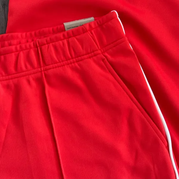 Nike Sportswear Mid-Rise Wide Leg Track Pants Picante Red Orange Women XL Baggy - Image 4