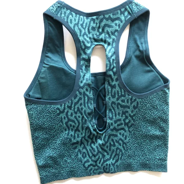 Gymshark L Adapt Animal Seamless Crop Tank Reef - Image 2