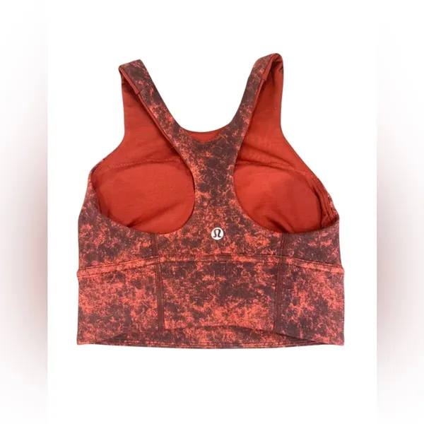 Lululemon Wunder Train Longline Bra 2‎ C/D Sun Bleached Wash Red Merlot - Image 4