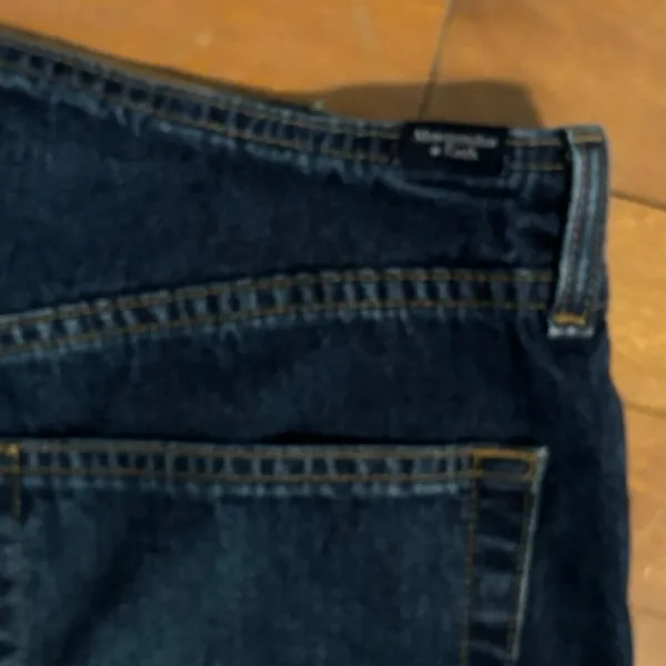 Vintage Abercrombie & Fitch A&F Size 8 Low Rise Cropped Jeans Y2K 90s - Image 3