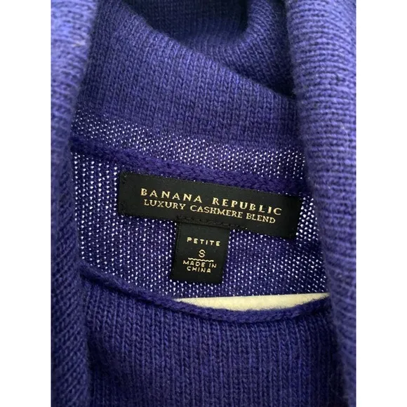 Banana Republic Cashmere Wool Mini Dress Sweater Cowl Neck Quiet Luxury Scandi S - Image 4