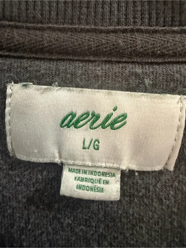 Aerie Velour Crewneck Sweatshirt - Image 2
