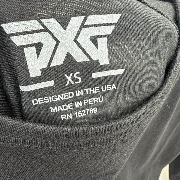 PXG Shirt Womens XS Black Floral Aloha Sleeve Raglan Crew Neck Golf Top Casual - Image 4