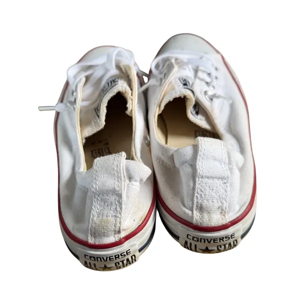 Converse Chuck Taylor All Star Shoreline White Canvas Slip On Womens 8‎ - Image 3