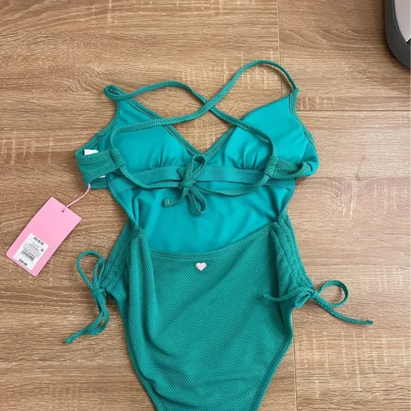Stoney Clover Lane Teal One Piece Swimsuit - Image 2
