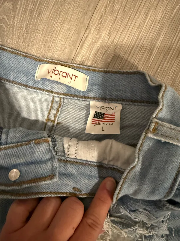 Jean shorts Blue Size L - Image 2