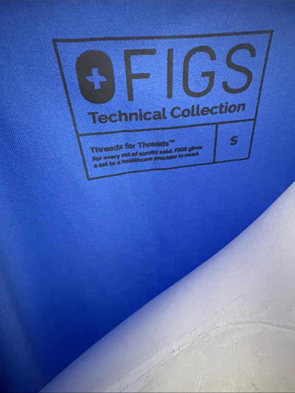 FIGS Catarina Ceil Blue Small Scrub top - Image 10