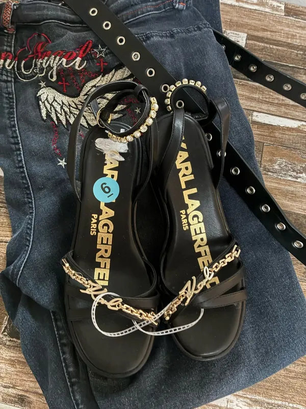 Karl Lagerfeld Wedge Sandals - Image 2