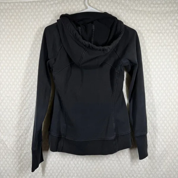 Athleta Black‎ Triumph Hoodie Zip Up Jacket - Image 6