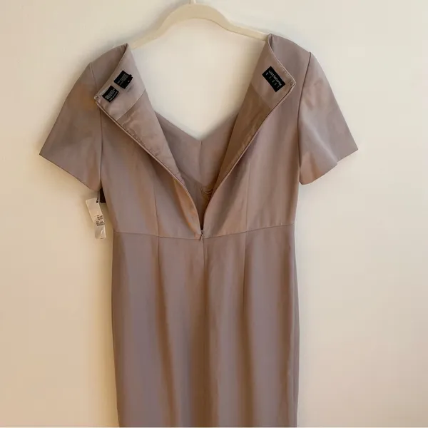 Vintage Liz Claiborne Night Short Sleeve Embellished Long Formal‎ Dress - Image 6