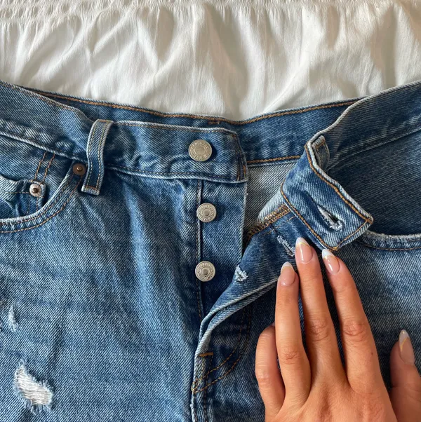 Levi’s Dark Wash 501 Denim Shorts - Image 3