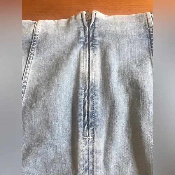 Free People Denim mini skirt - Image 3