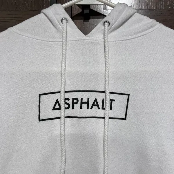 Men’s Hoodie White Size M - Image 2
