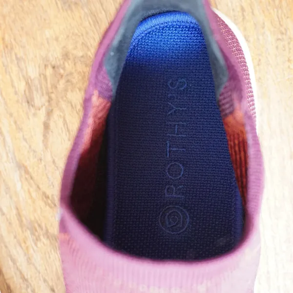 Rothy's Women's Size 9.5 Chelsea Sneaker Boot Purple Wild Berry Knit Slip On - Image 5