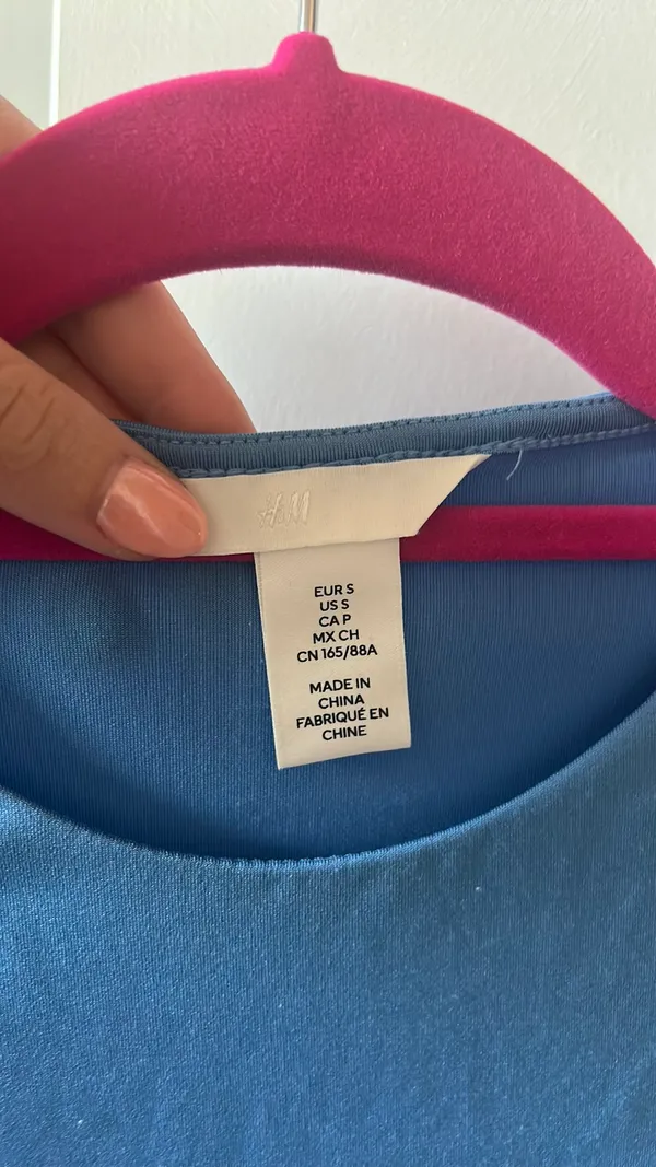 H&M Blue T-Shirt - Image 3