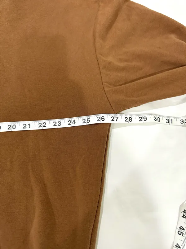 Boutique NUUDS Nashville Pop-up Brown Crewneck Oversized Sweatshirt Large - Image 6