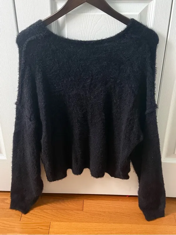 Free People Icing V Pullover in Black - Image 3