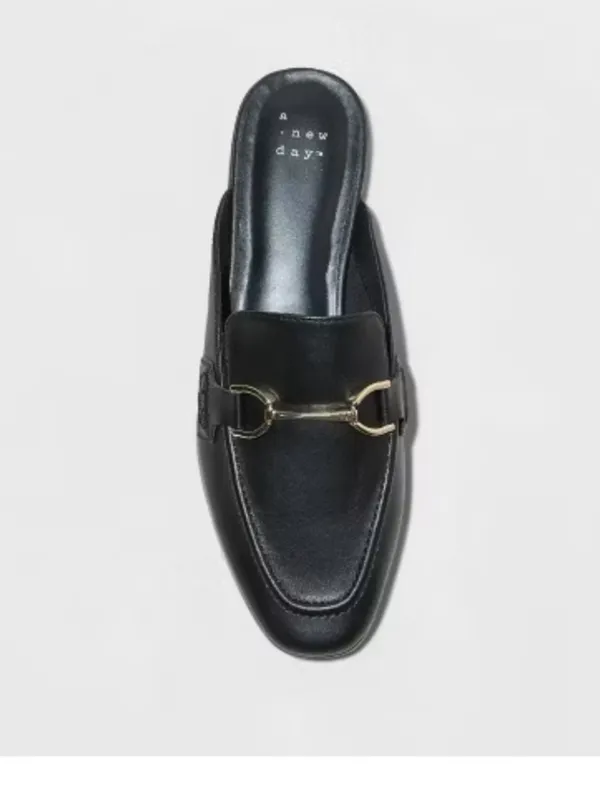 Black loafer mule flats - Image 6