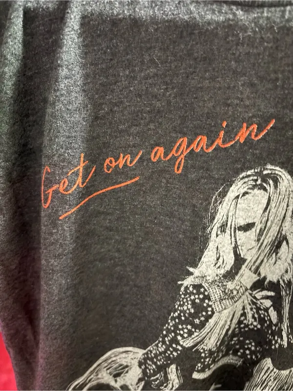 Miranda Lambert 'Get On Again' Tour Short Sleeve Graphic Tee - Gray - Image 2