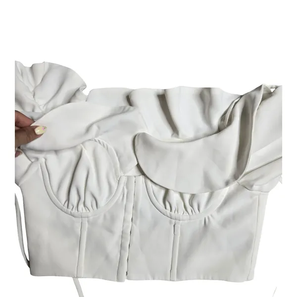Majorelle Stefano White Bustier Top Size: S - Image 3