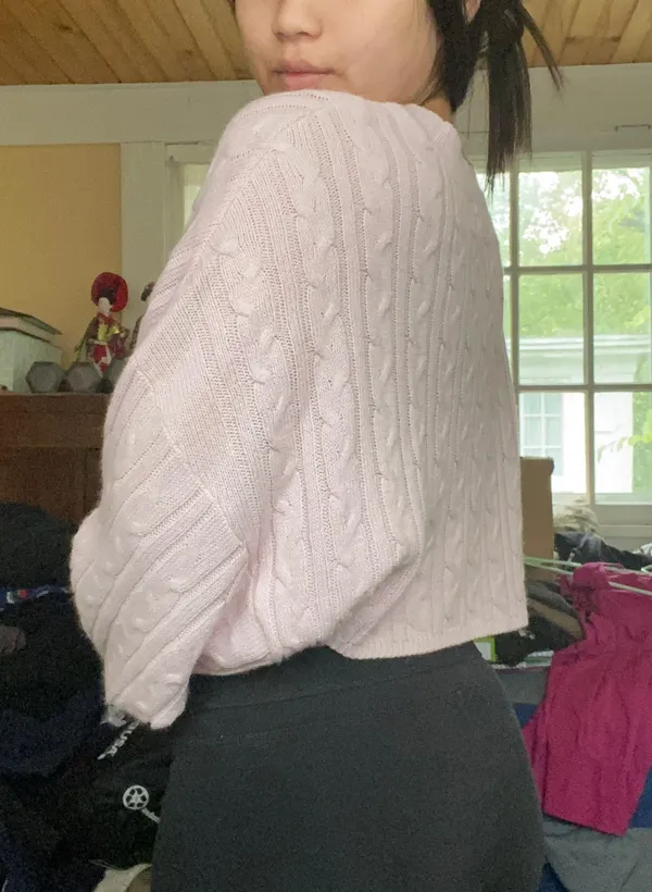 Garage cropped sweater - Image 4