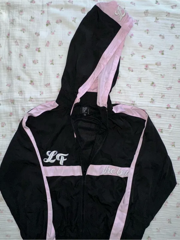 LF The Brand Black and Pink Windbreaker - Image 2