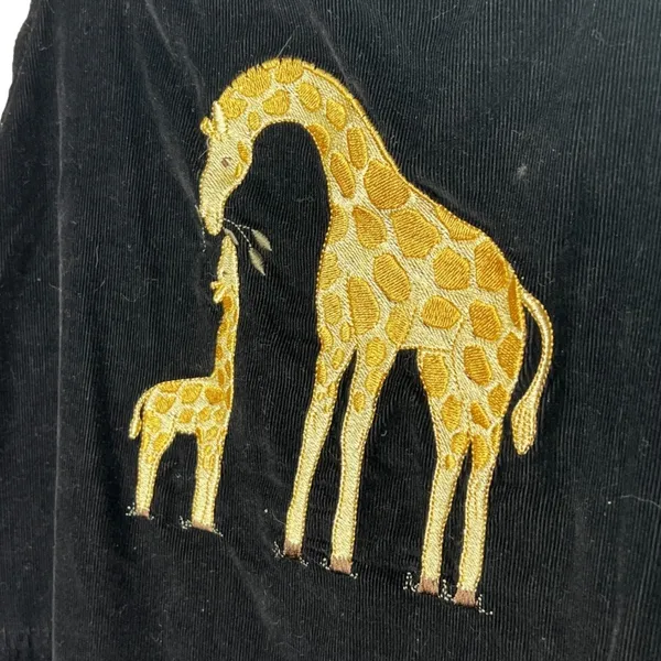 Vintage Christopher & Banks Corduroy Dress‎ with Giraffes - Image 3