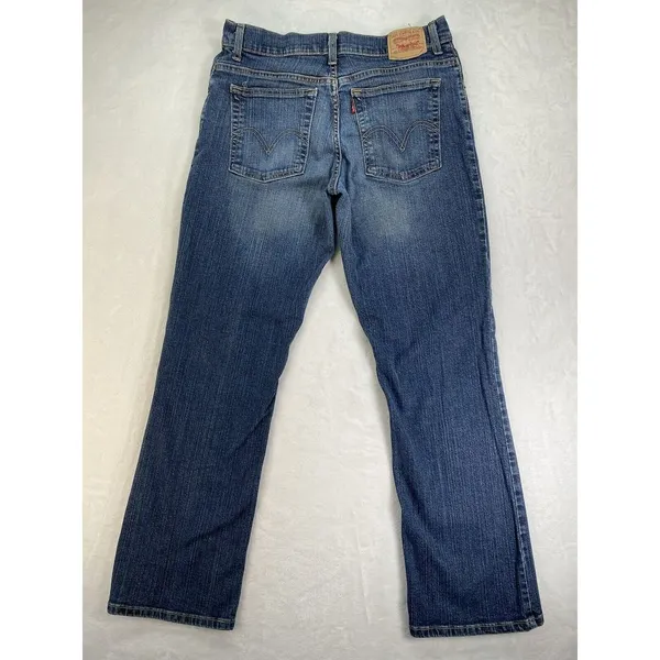 Levis 550 Relaxed Bootcut Leg Denim Jeans Womens Size 14 M Stonewashed‎ Blue - Image 2