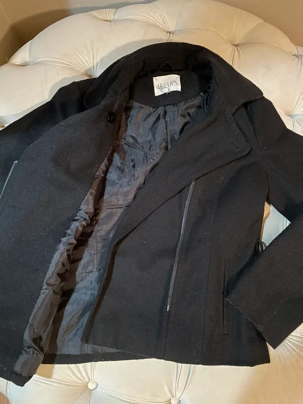Delia's Black Peacoat - Image 2