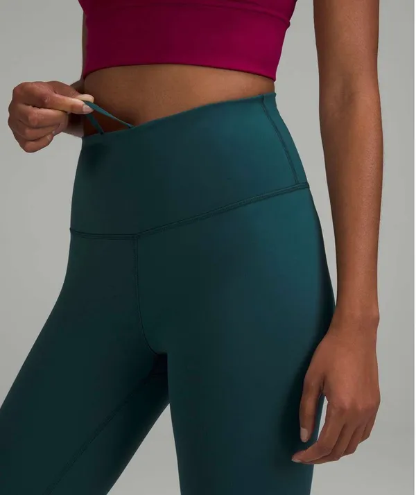 Lululemon Wunder Train High Rise Leggings 25” - Green Jasper - Image 3