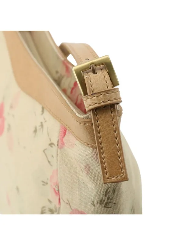 NWT Vintage Dockers Floral Purse Beige Shoulder Bag Handbag - Image 4