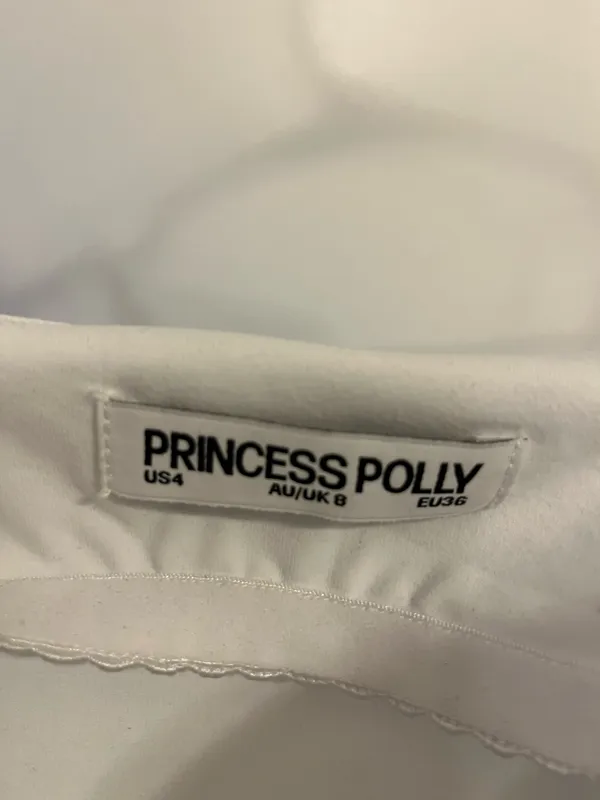 Princess Polly White Tank Top - Image 4
