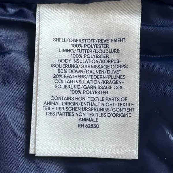Lands‎ End Down Puffer Vest Small - Image 9