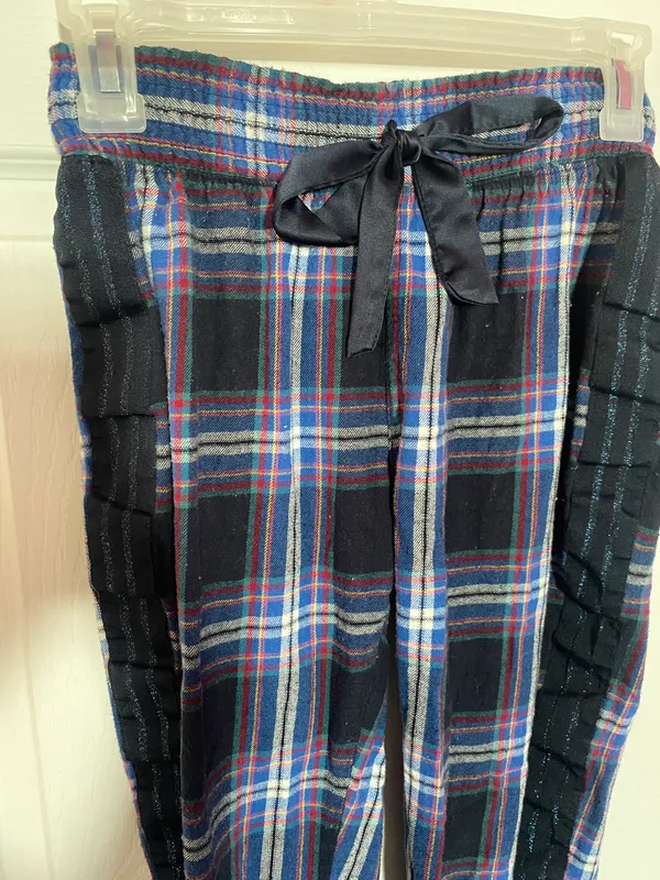 Garage Blue Plaid Pajama Pants - Image 3