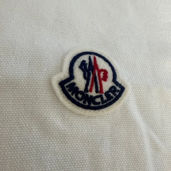 Moncler Canvas Drawstring Shoe Dust Bag Logo Patch Storage Accessory White Logo - Image 4