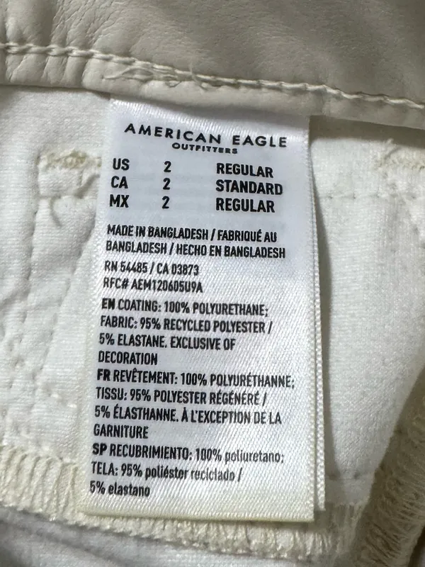 American Eagle Outfitters (AEO) Kick Boot Faux Ankle Leather Pants Sz 2 - Image 6