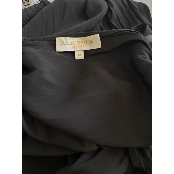Ramy Brook Naya Sleeveless Black Mini Dress Women Medium - Image 7