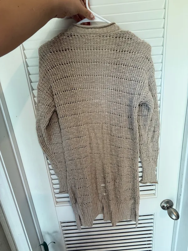 Pink Rose Cardigan Knit - Image 4