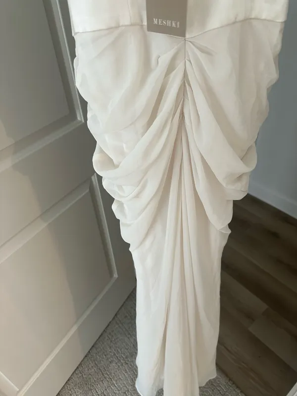 Leila Satin Corset Maxi Dress Meshki - Image 4