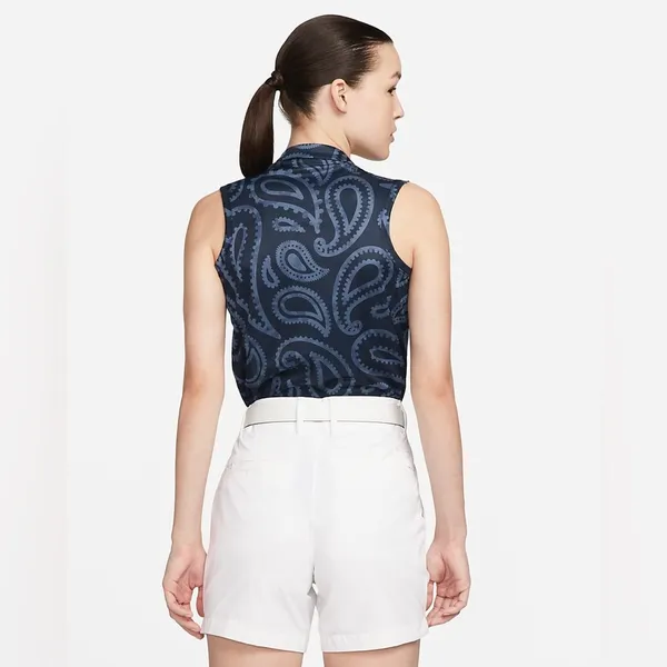 Nike Dri-FIT Victory Women's Sleeveless Printed Golf Polo - Image 2