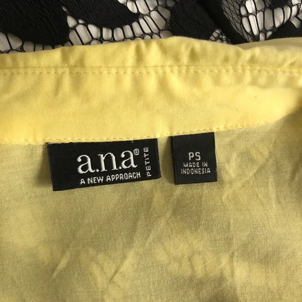 A New Approach Yellow Blouse Button Up - Image 2