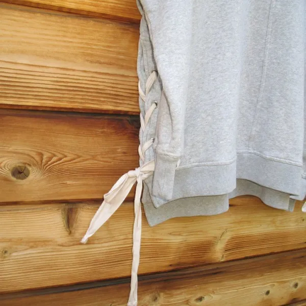 Free People So Plush Side Tie Sweatshirt Top Dress - Image 6