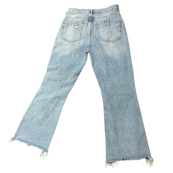 BDG Urban Outfitters Light Wash Distressed Flare Jeans Size 28 - Image 4