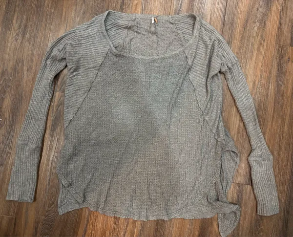 Free People Ventura Waffle Knit top M - Image 2