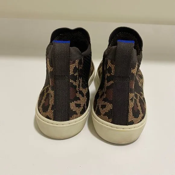 Rothy's Chelsea Boot Sneaker Wildcat Leopard Cheetah Print‎ Size 11.5 - Image 7