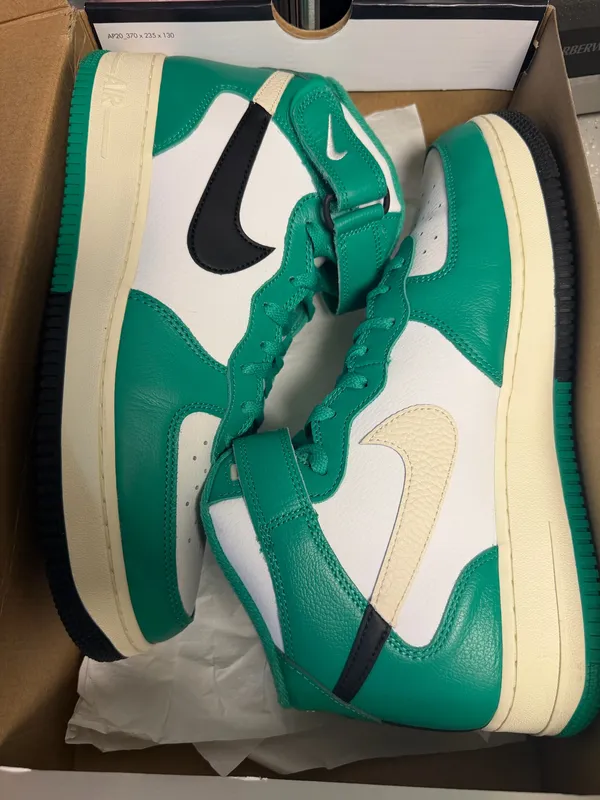 Nike Air Force 1 Mid ‘07 LV8 Split Green White Black DZ2554-100 Men’s 11 - Image 12