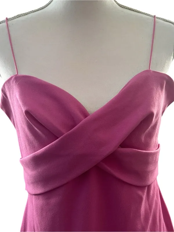 Nordstrom Love x Design Pink Spaghetti-Strap Midi Dress - Image 2