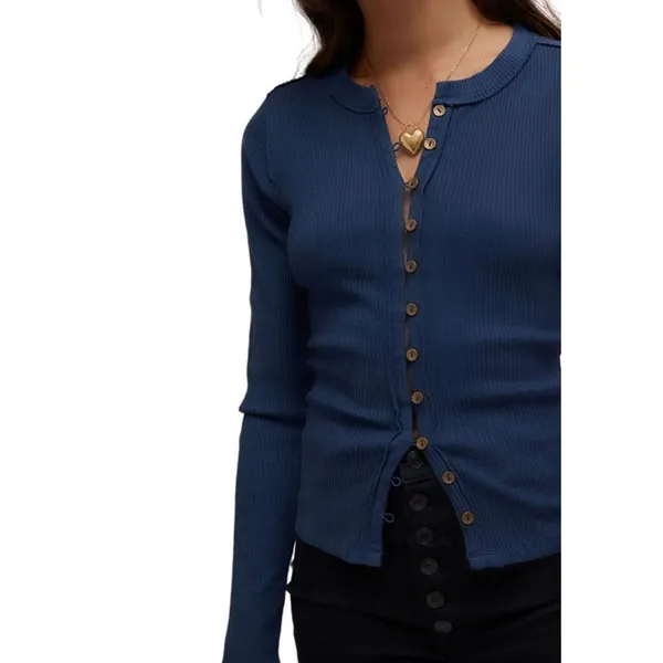 Free People It's On Cardi Big Dipper‎ Ribbed Cardigan M - Image 6