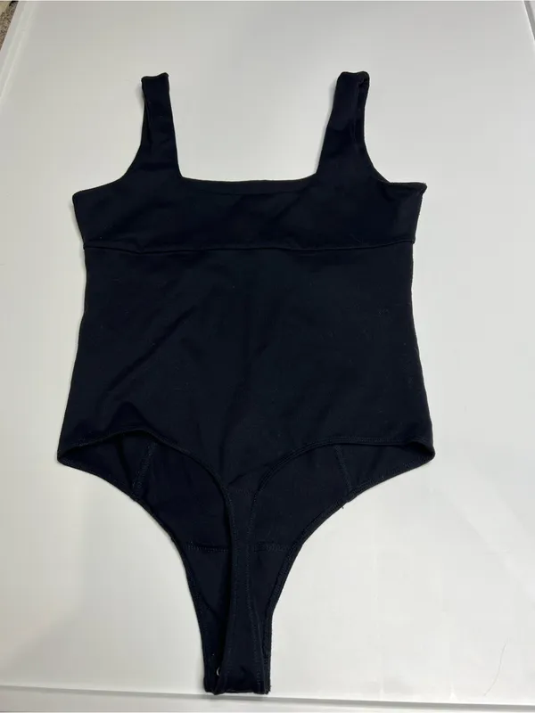 Abercrombie and fitch Classic Black Square Neck Bodysuit small - Image 4